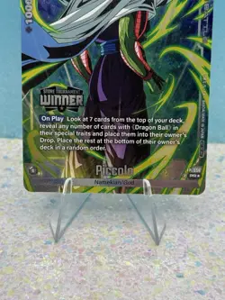 Dragon Ball SCG Tournament Winner Card Piccolo FP-056 Alternate Art - Image 5