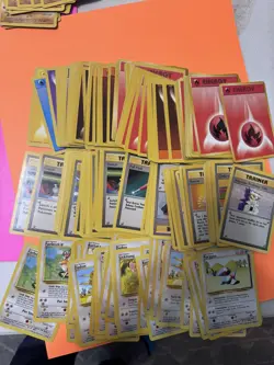 95-99 Pokemon Card Lot, 225+/- Card Lot Played Cards But Nice - Image 3