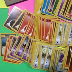 95-99 Pokemon Card Lot, 225+/- Card Lot Played Cards But Nice - Image 5