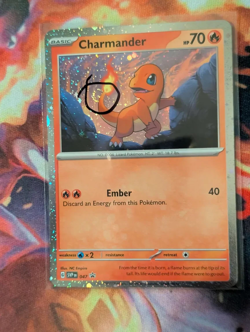 Charmander Cosmos Holo Swirl SVP047 Black Star Promo Rare Near Mint Card Pokemon - Image 1
