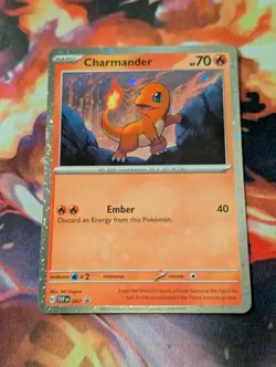 Charmander Cosmos Holo Swirl SVP047 Black Star Promo Rare Near Mint Card Pokemon - Image 4