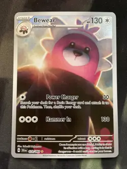 Bewear 079/064 Sv: Shrouded Fable Holo Pokemon Card Full Art Normal Type - Image 1