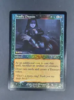 MTG Disputa Mortale / Deadly Dispute - Promo FOIL 30th Anniversary Celebration - Image 1