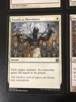 Swords To Plowshares X4 Various Sets Ex/NM Condition See Pics Front Back - Image 3