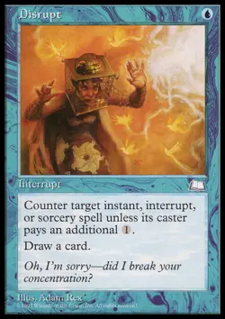 Magic the Gathering MTG Disrupt (37) Weatherlight LP - Image 1