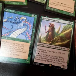 Heaven to Earth Custom Magic Decks - WURMS WYRMS WORMS Green Day Commander Deck - Image 1