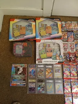 pokemon collection lot 216 Gold Cards Sealed Packs+more - Image 2