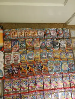 pokemon collection lot 216 Gold Cards Sealed Packs+more - Image 3