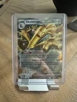 Pokemon Gholdengo EX 139/182SV04 Paradox Rift Near Mint Condition Sleeved - Image 1
