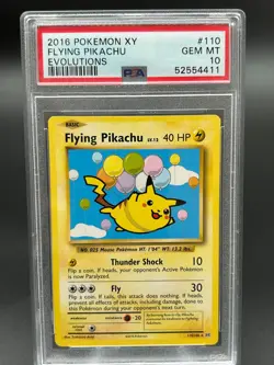 Pokemon 2016 Flying Pikachu 110/108 - XY Evolutions PSA 10 - Image 1