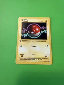 Voltorb Shadowless 1st Ed. Pokemon Base Set #67 1999 WOTC - HP/MP - Image 1