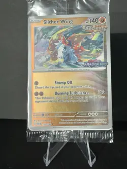 Slither Wing 107/182 Paradox Rift Best Buy 2023 Promo Stamped Pokemon TCG Sealed - Image 1