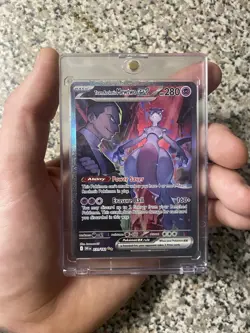 Pokemon Destined Rivals Team Rockets Mewtwo Ex Sir 231 NM - Image 1