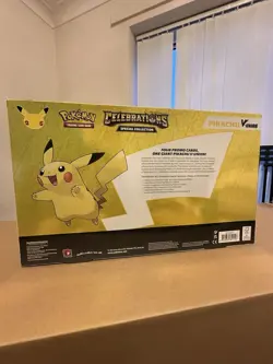 Pokemon TCG Celebrations 25th Anniversary Pikachu V UNION Collection Box Sealed! - Image 2