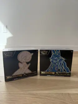 Pokemon Center Exclusive Mega Evolution ETB Set - Lucario & Gardevoir - Image 1