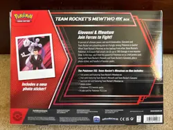Destined Rivals Pokemon TCG Team Rockets Mewtwo EX Box Sealed - Image 2