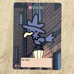 Krowie Pokiebubies V2 1st Edition Fan Art 119 Chef Ken Lee Pokemon Murkrow - Image 1