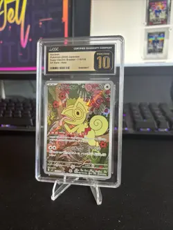 CGC 10 Pristine Kecleon 118/106 AR Art Rare Super Electric Breaker sv8 Pokemon - Image 1