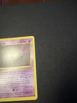 NM - Shadowless Base Set Gastly 50/102 WOTC Vintage Pokemon TCG - Image 4