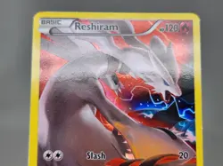 Pokemon Reshiram XY74 Black Star Promo Full Art MP sc - Image 2