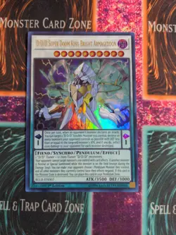 Yu-Gi-Oh! D/D/D Super Doom King Bright Armageddon BLLR-EN007 1st Ed Ultra NM - Image 1