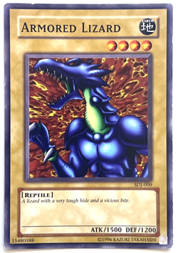 YuGiOh! - Armored Lizard - SDJ-009 - Unlimited - Common - Image 1
