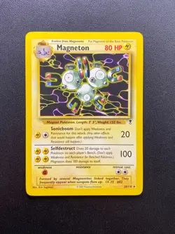 Magneton 28/110 Regular Pokemon Card Legendary Collection Rare LP - Image 1