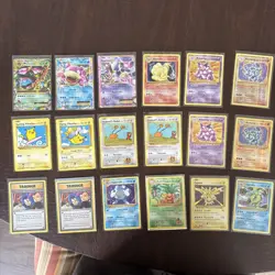Pokemon Evolutions Lot Of 18 Cards - Image 1