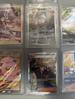 7 Card Lot Illustration Art Rare Pokemon Caterpie 172/165 Pokemon - Image 4
