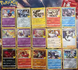 Pokemon 25th Anniversary Celebrations Holo 15 Cards Lot Mew, Lugia, Kyorge Etc - Image 1
