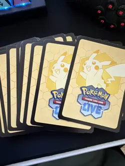 42x Pokemon TCG Online Live Mega Evolution Code Cards Ebay Message - Image 1