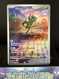 Pokemon Card Teal Mask Ogerpon SVP 123 Promo Twilight Masquerade NM - Image 1