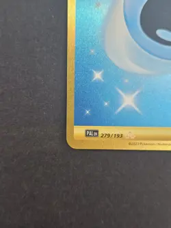 Pokemon TCG Water Energy Scarlet & Violet Paldea Evolved Holo Card 279/193 - Image 3