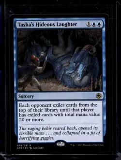 MTG English Tasha's Hideous Laughter NM Normal - Image 1