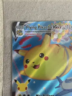 Pokemon TCG Flying Pikachu VMAX Holo Ultra Rare Card 007/025 Celebrations - Image 3