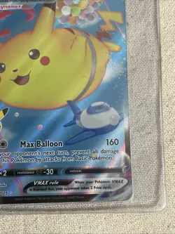 Pokemon TCG Flying Pikachu VMAX Holo Ultra Rare Card 007/025 Celebrations - Image 5