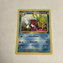 Seaking 46/64 Jungle Unlimited Pokemon Card HP - Image 1