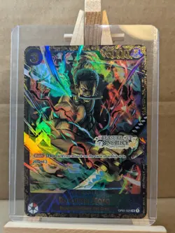 One Piece Card Game: Roronoa Zoro Treasure Cup Custom Card Proxy OP01-025 - Image 1