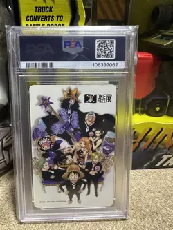 2015 One Piece Wanted Poster Playing Cards Ace Of Spades PORTGAS D. ACE PSA 10 - Image 2