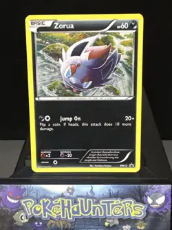 Pokemon Card Zorua BW12 Black & White Promo Holo Near Mint - Image 1