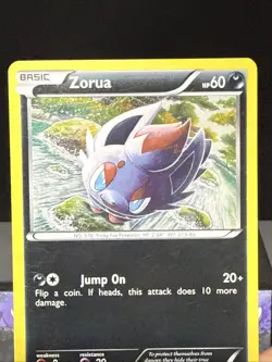 Pokemon Card Zorua BW12 Black & White Promo Holo Near Mint - Image 2