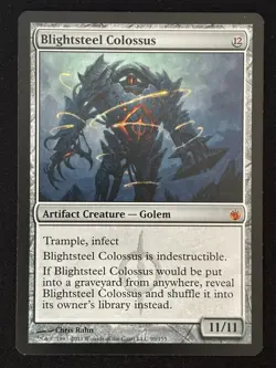 1x MTG Blightsteel Colossus - Mirrodin Besieged (MBS) #99 - Magic the Gathering - Image 1