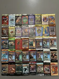 Magic the Gathering Sealed Booster Pack Lot (all sets 4th Ed. to present) - Image 1