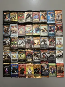 Magic the Gathering Sealed Booster Pack Lot (all sets 4th Ed. to present) - Image 2