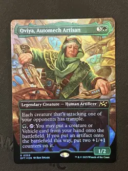 Oviya, Automech Artisan R 359 (Borderless)- Aetherdrift Foil Rare - Image 1