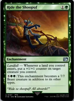 Ride the Shoopuf - MTG - Final Fantasy #197 - Uncommon NM - Image 1