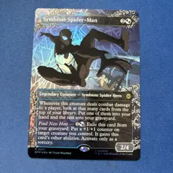 Symbiote Spider-Man 0217 Foil Borderless Marvels Spider-Man - Image 1