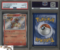 2024 Pokemon PAF EN Shiny Rare #110 Charmeleon PSA 10 GEM MINT - Image 1