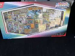 Pokemon TCG SV Prismatic Evolutions Lucario EX & Tyranitar EX Premium Collection - Image 1