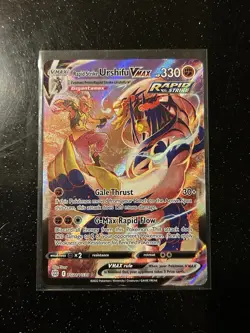 Urshifu VMAX Rapid Strike Pokemon Card - G-Max Brilliant Stars TG21/TG30 NM - Image 1